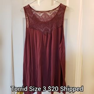 Torrid Tank Size 3